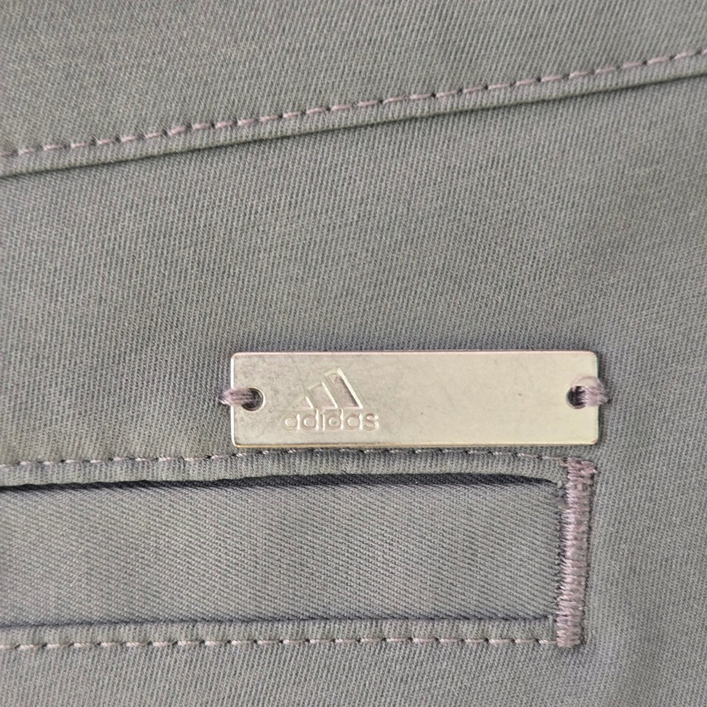 adidas Golf Womens 10 Gray Performance Athletic Shorts Tulip Hem Solid - Picture 4 of 10